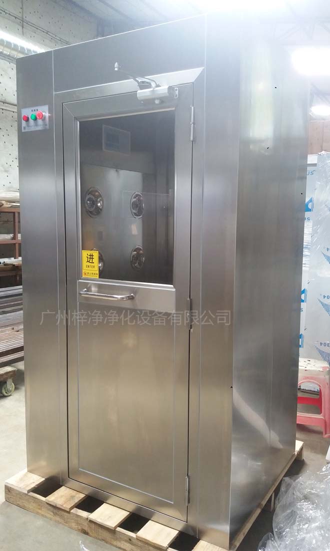 全不锈钢单人双吹风淋室 单人双吹风淋室