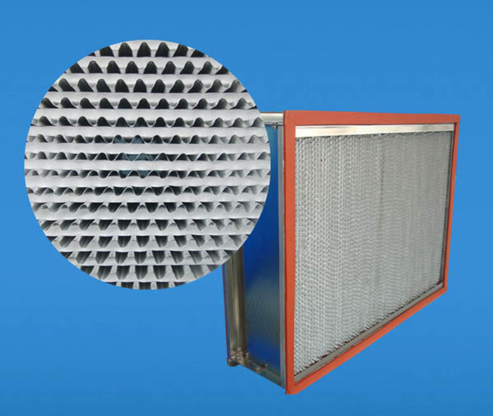 250度耐高温高效过滤器-耐260度高温高效空气过滤器