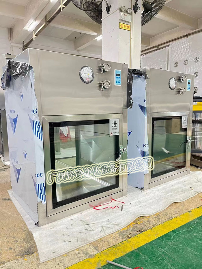 层流传递窗制作现场实拍图 层流传递窗的制作要求